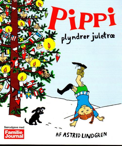 Astrid Lindgren book DANISH - Pippi  plundrer juletrae - Pippi Longstocking - Comic