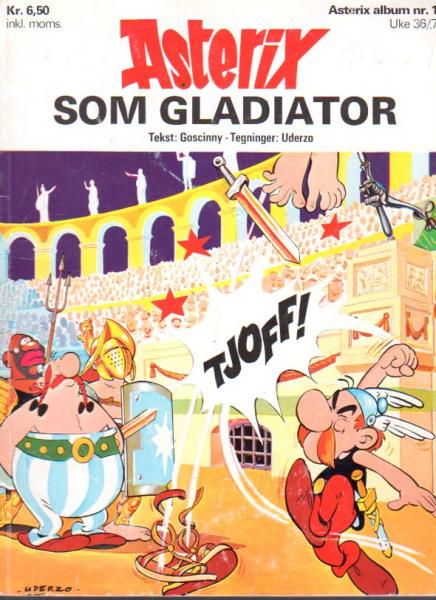 AsterixNorwegian Nr. 11  - ASTERIX Som Gladiator  - 1975 - 3th edition - used