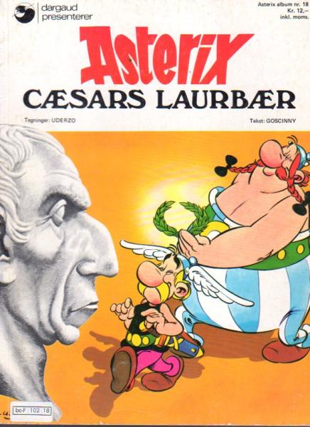 Asterix Norwegian Nr. 18  - ASTERIX Caesars Laurbaer  - 1976 - used