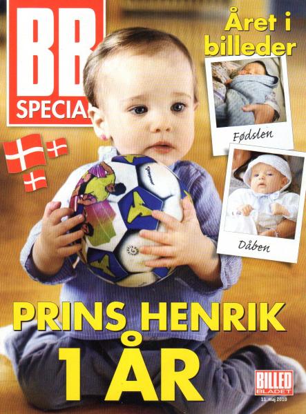 2010 - Royal Dänemark Pins Henrik 1 år ar - dänisches Sonderheft - Prinzessin Mary Prinz Frederik