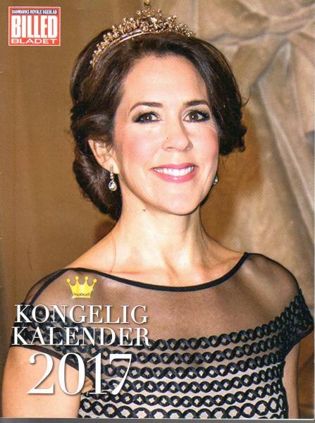 Royal Dänemark Kongelig Kalender 2017 Prinzessin Princess Mary Königin Margrethe