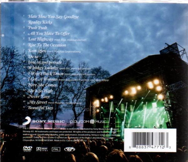 Kurt Nilsen - CD + DVD - LIVE Festkonserten Bergen 2013