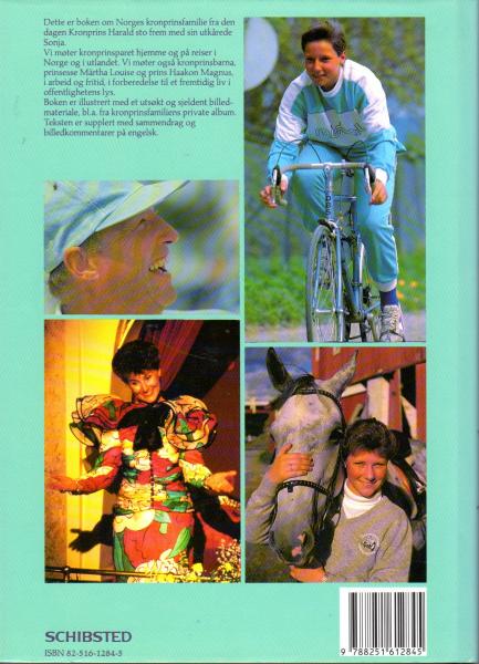 Book from 1989 - Familien på pa Skaugum - Norway Royal