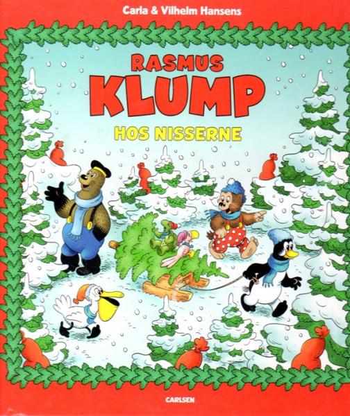 Book children's book DÄNISCH DANISH PETZI Rasmus Klump hos Nisserne Jul Christmas