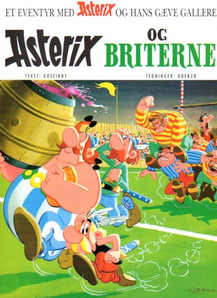 Asterix Danish Nr. 5 - ASTERIX og Briterne - 1971 - used