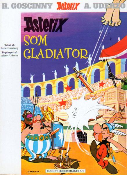 Asterix Danish Nr. 11  - ASTERIX som Gladiator! - 1977  - used