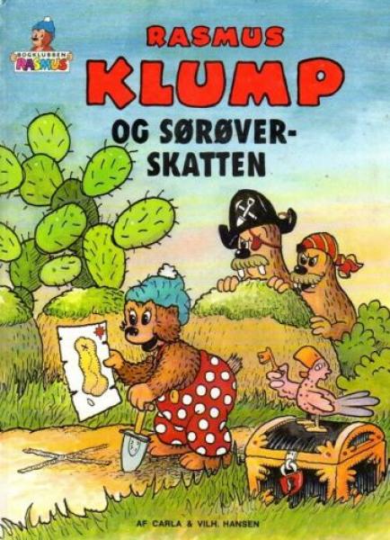 Children's book DANISH - Rasmus Klump Og Soroverskatten - Petzi - used - Hardcover