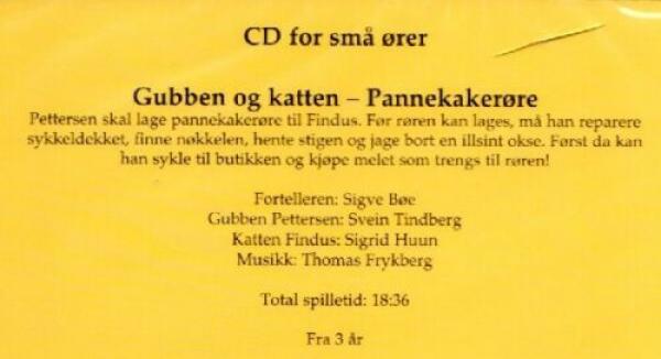 CD Hörbuch Pettersson & Findus NORWEGISCH Gubben Og Katten - Pannekakerore