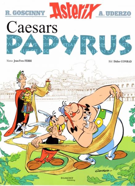 Asterix schwedisch Caesars Papyrus