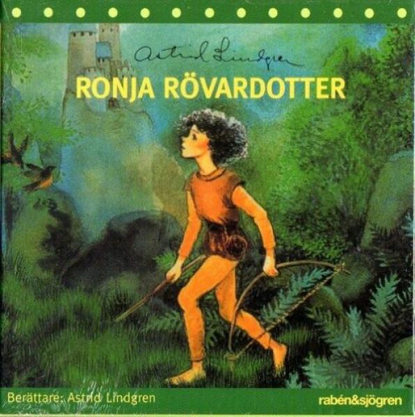 Ronja Rövardotter Robber's Daughter - Astrid Lindgren audiobook 4 CD Swedish