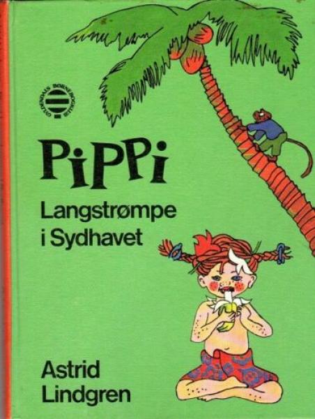 Astrid Lindgren book DANISH - Pippi Langstrompe i Sydhavet - Pippi Longstocking